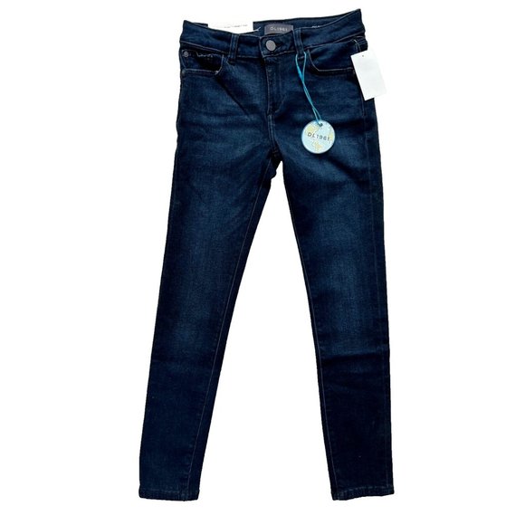 DL1961 Girl's Chloe Denim Skinny Jeans Dark Indigo ( 10 ) - Picture 1 of 3